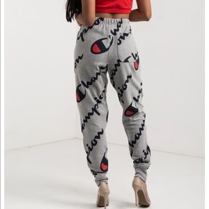 Champion logo sweatpants joggers